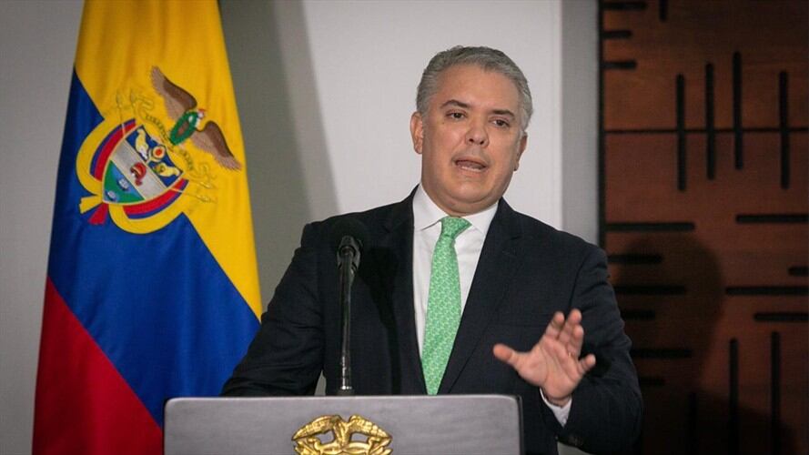 Durante un encuentro con la Acción Comunal, el presidente Iván Duque destacó que este gremio nunca ha acudido a vías de hecho para ser escuchado. Foto: Presidencia de la República