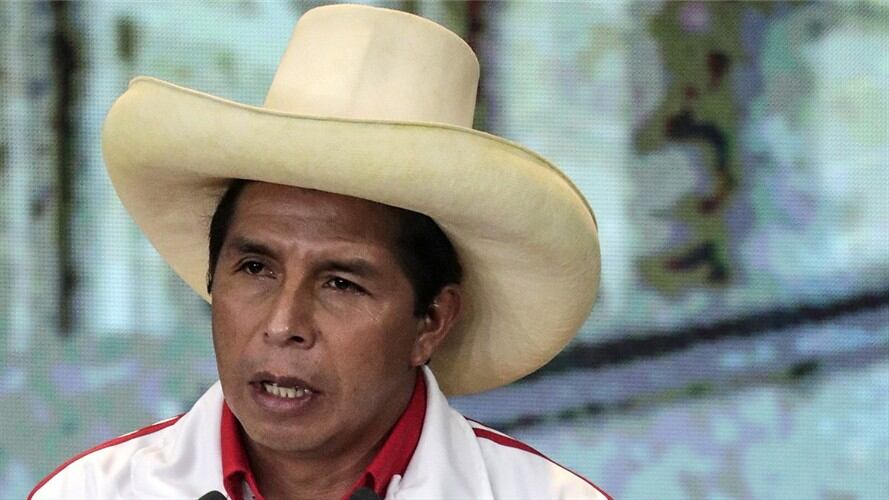 Pedro Castillo, presidente electo de Perú. Foto: Sebastian Castañeda - Pool/Getty Images