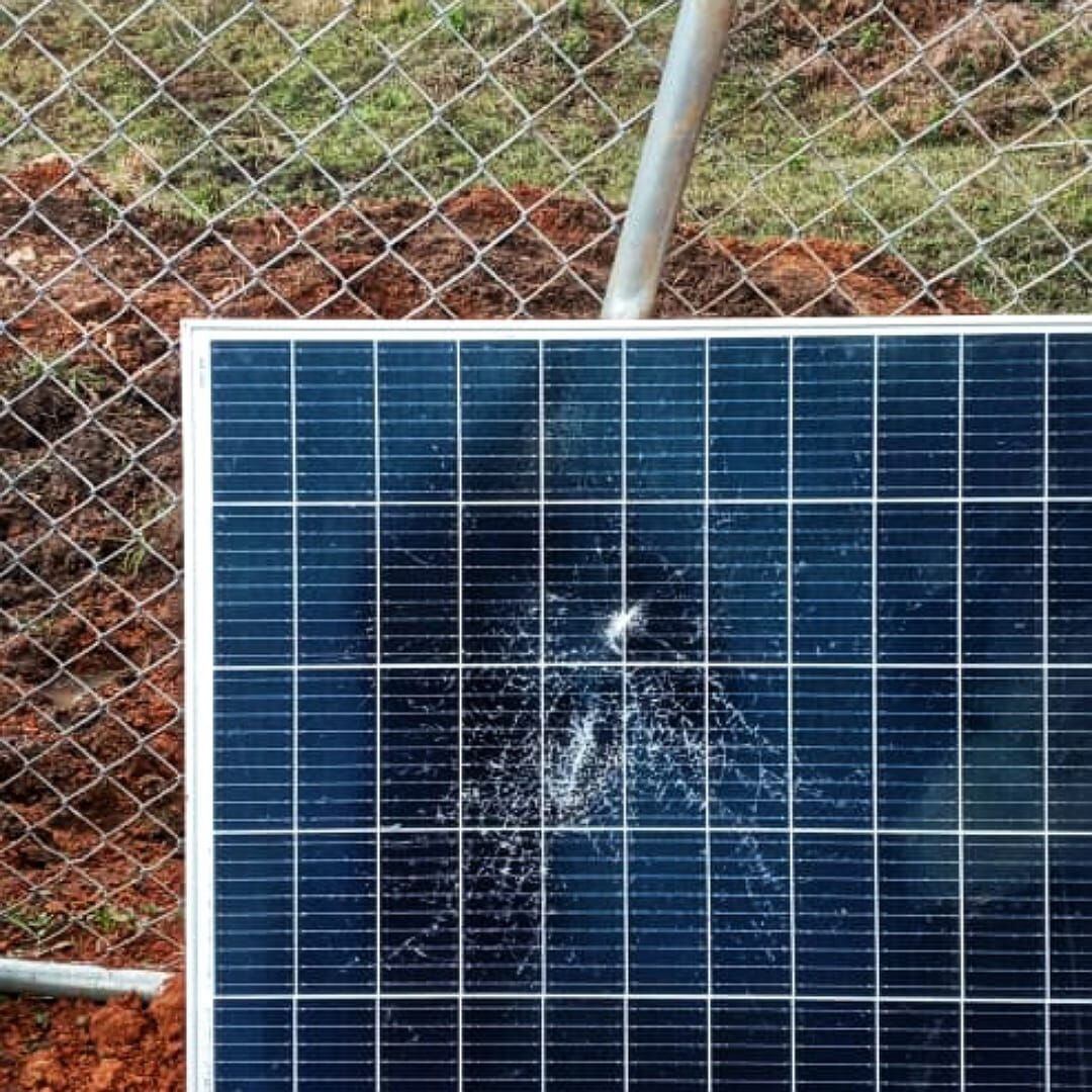 Los elementos destruidos se encontraban ubicados el resguardo Cerro Tijeras. Crédito: Acín. 