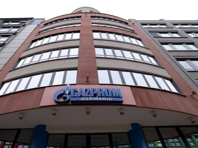 BERLIN, GERMANY - MARCH 30: The corporate headquarters of Gazprom Germania, the German unit of Russian natural gas company Gazprom, stands on March 30, 2022 in Berlin, Germany. Gazprom Germania has stakes in about 40 companies, including a 100% share of Wingas, a German natural gas distribution company that operates in several countries across Europe. (Photo by Sean Gallup/Getty Images)