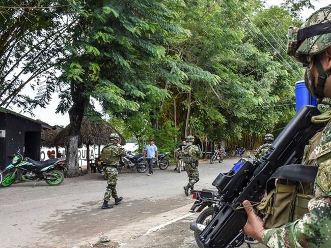 Foto de referencia de un soldado en patrullajes en Arauca. Foto: Getty Images/DANIEL FERNANDO MARTINEZ CERVERA