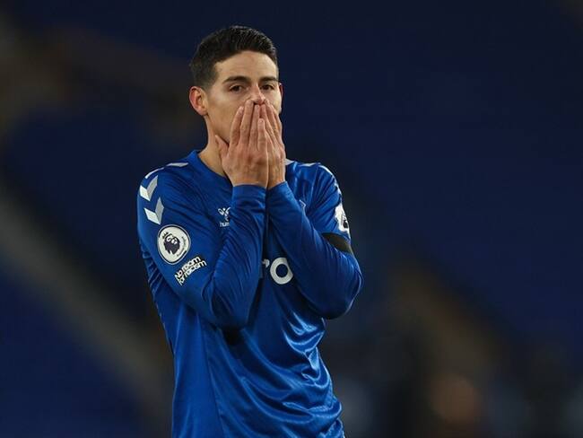 James Rodríguez, exjugador del Everton. Foto: Matthew Ashton - AMA/Getty Images
