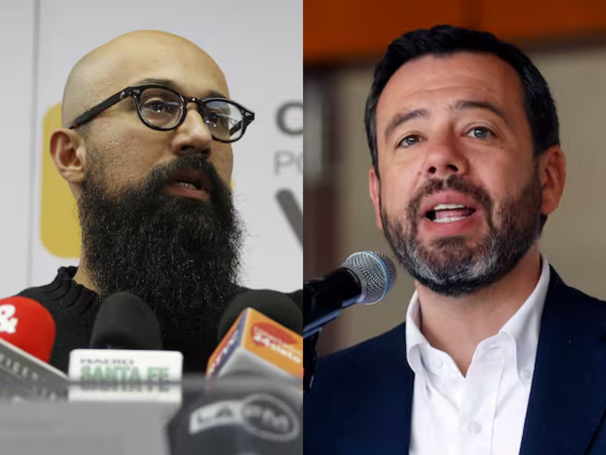 Carlos Carrillo y Carlos Fernando Galán