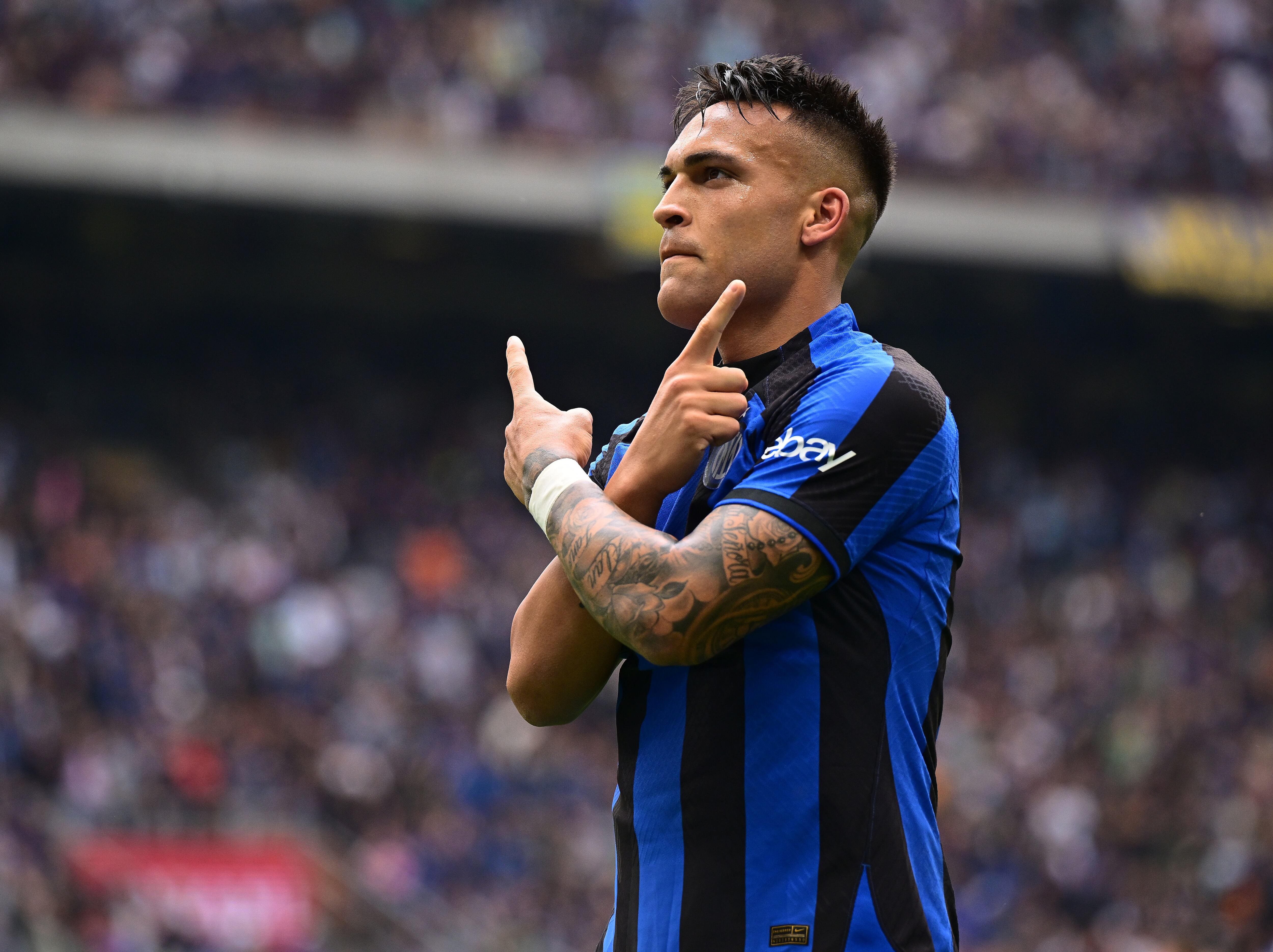 Lautaro Martínez. (Photo by Mattia Ozbot - Inter/Inter via Getty Images)