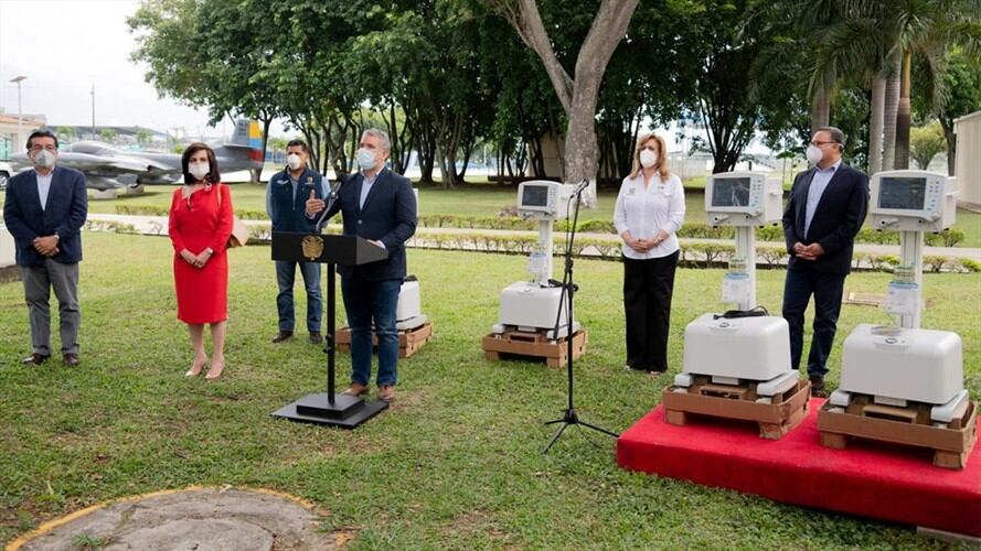 Los dispositivos médicos serán entregados a varias instituciones de salud del departamento del Valle del Cauca. Foto: Gobernación del Valle del Cauca