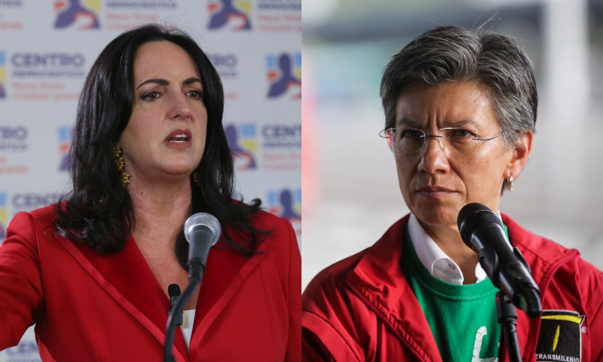 María Fernanda Cabal y Claudia López. Fotos: Colprensa