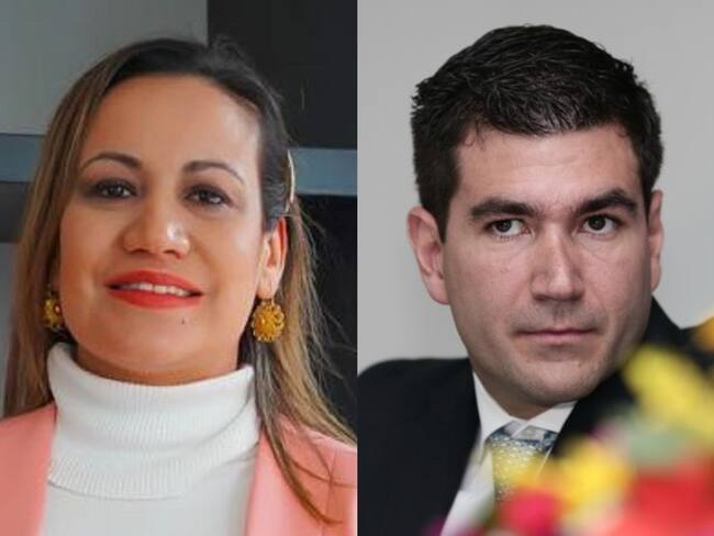 Carolina Corcho y Juan Carlos Wills. Foto: Prensa MinSalud / (Colprensa - Sofía Toscano)