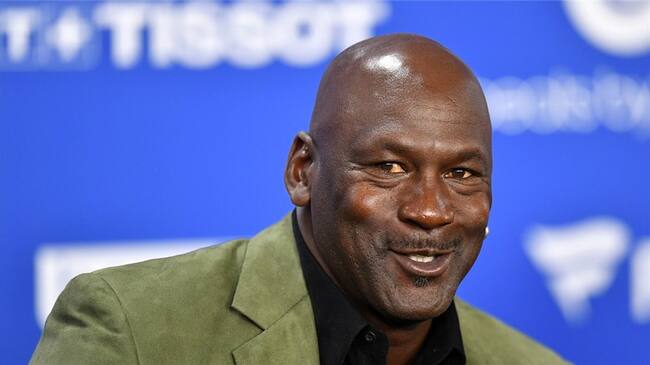 Michael Jordan, exjugador de los Bulls en la NBA. Foto: Aurelien Meunier/Getty Images