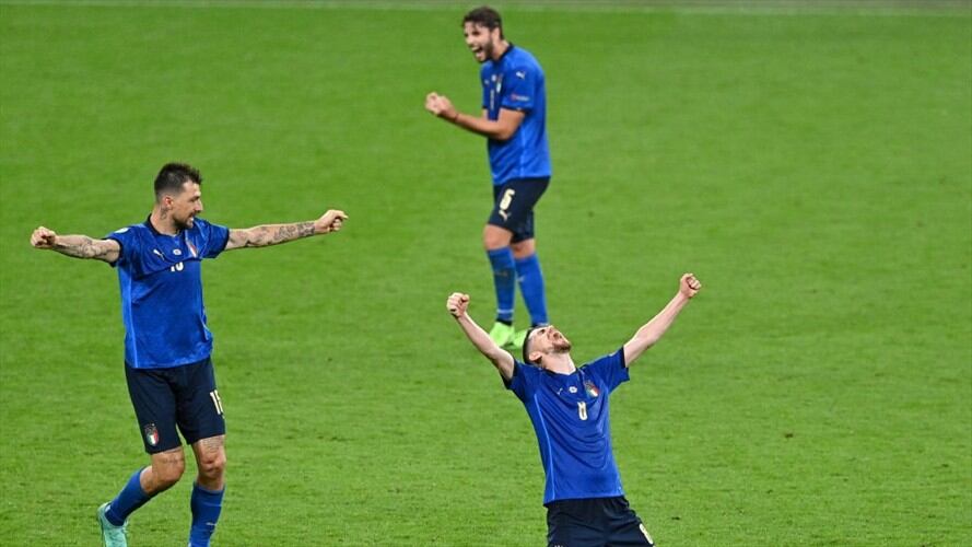 Italia sufre pero esta en los cuartos de final de la Euro. Foto: Getty Images