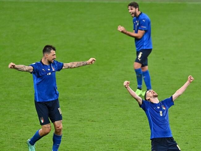 Italia sufre pero esta en los cuartos de final de la Euro. Foto: Getty Images