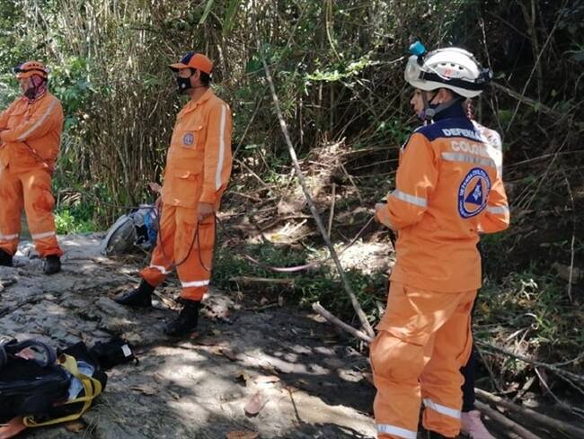 Hallaron cuerpo sin vida de joven que había desaparecido en el río Risaralda. Foto: Enviada desde la Defensa Civil de Anserma, Caldas