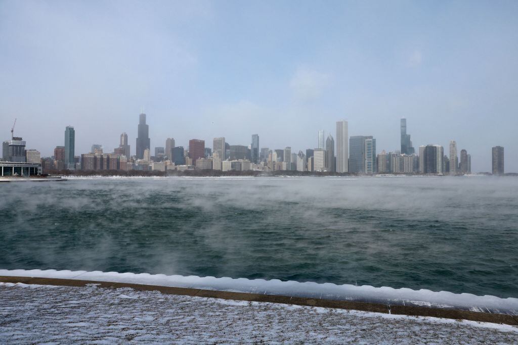 Lago Michigan. (Photo by KAMIL KRZACZYNSKI/AFP via Getty Images)