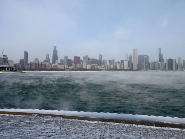 Lago Michigan. (Photo by KAMIL KRZACZYNSKI/AFP via Getty Images)