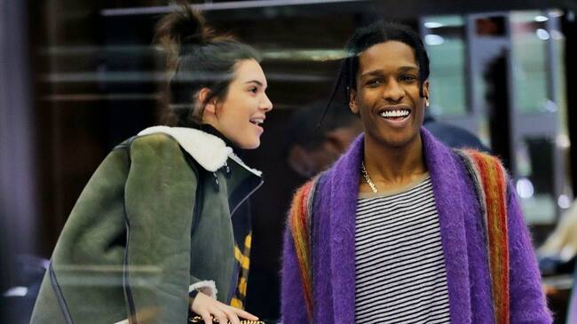 Kendall Jenner y A$AP Rocky en una imagen reciente. Foto: Bang Media.