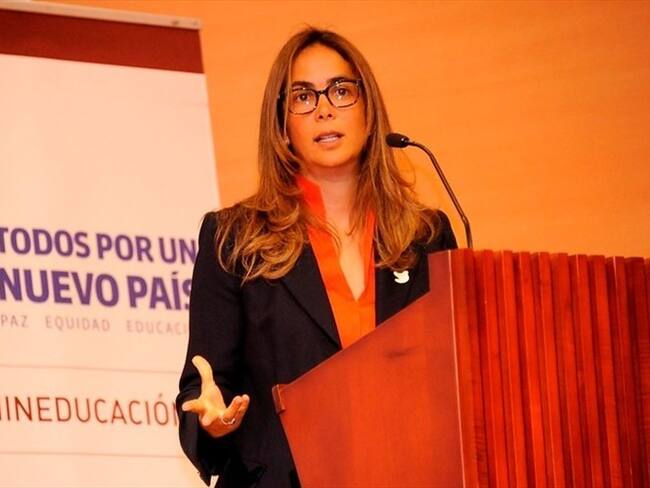Gina Parody, ministra de Educación. Foto: Colprensa