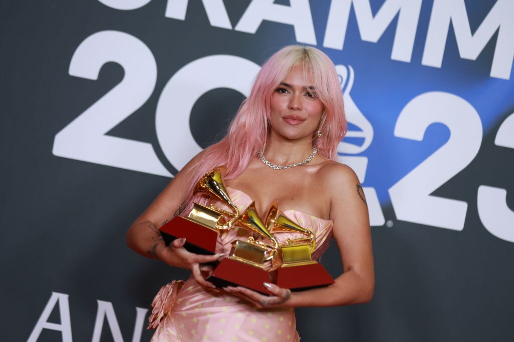 Karol G, cantante colombiana. Foto: Getty Images.
