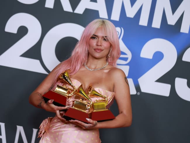 Karol G, cantante colombiana. Foto: Getty Images.