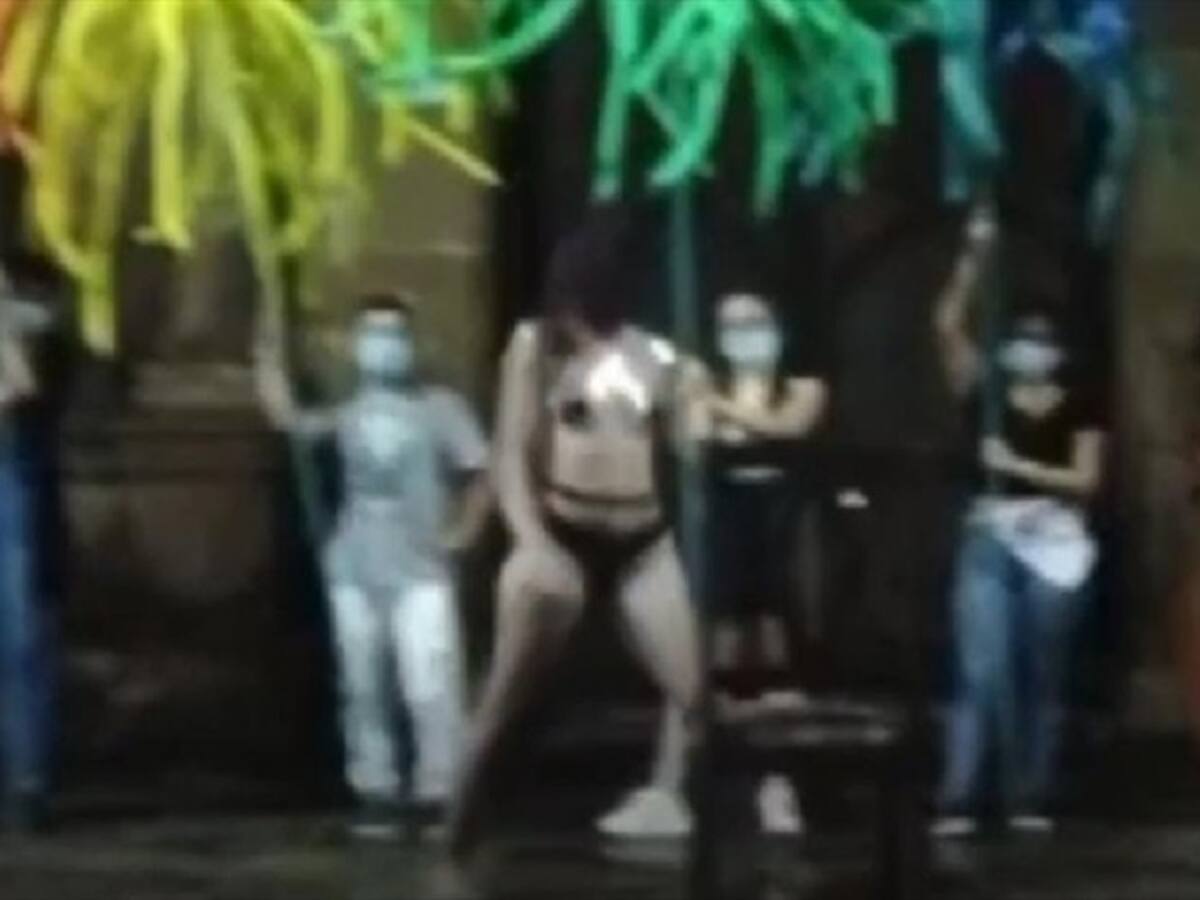 Baile de comunidad LGBTI frente a iglesia de San Gil causó polémica