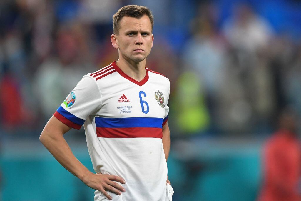 Denis Cheryshev con la Selección de Rusia. (Photo by Kirill KUDRYAVTSEV / POOL / AFP) (Photo by KIRILL KUDRYAVTSEV/POOL/AFP via Getty Images)