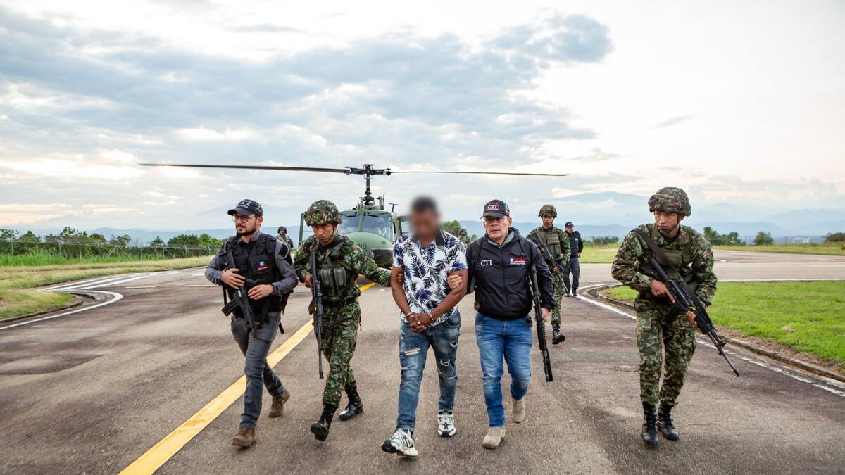 Capturan a alias ‘Stiven’, presunto segundo cabecilla de la Comisión Hernando González