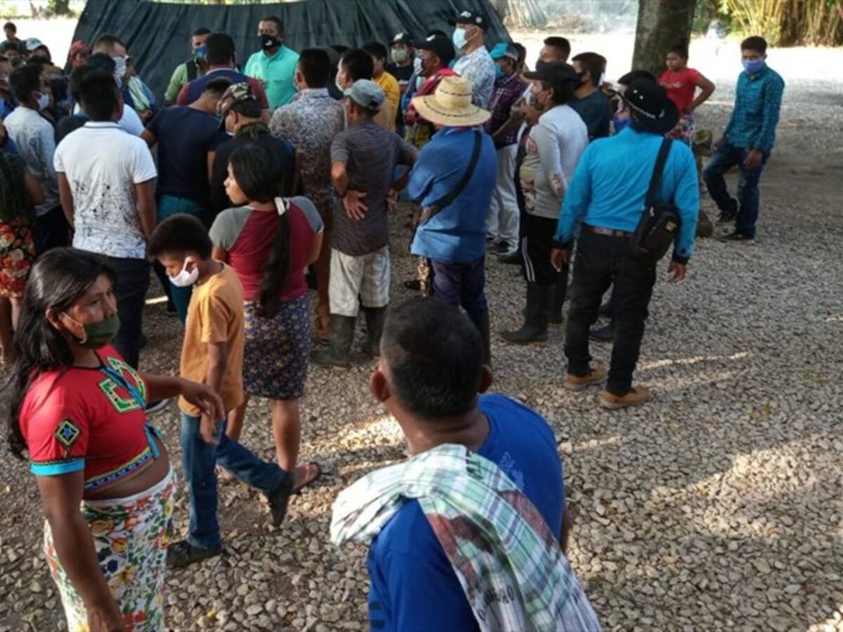 Indígenas Emberá reclaman subsidio a la empresa Urrá en Montería