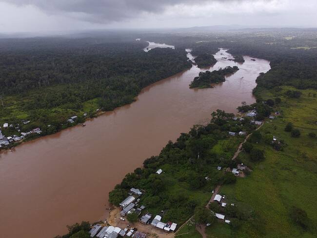 Frontera entre Venezuela y Guyana. Foto: HIRSAID GOMEZ/AFP vía Getty Images.