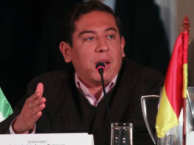 [Audio] Carlos Amaya, gobernador de Boyacá, envía mensaje a líderes del paro camionero