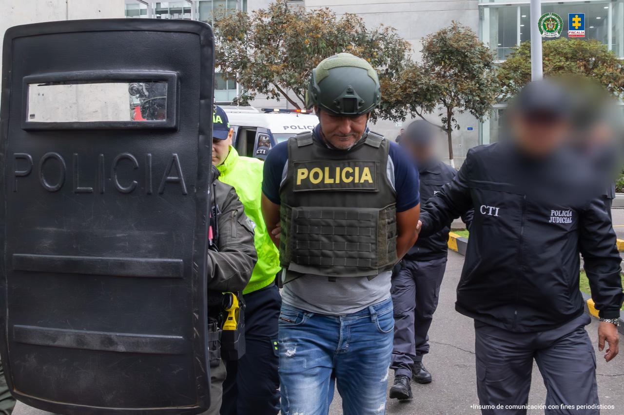 Simeón Pérez Marroquín, alias ‘El Viejo’, jefe de red criminal que ejecutó el ataque contra Miguel Uribe. Foto: Fiscalía