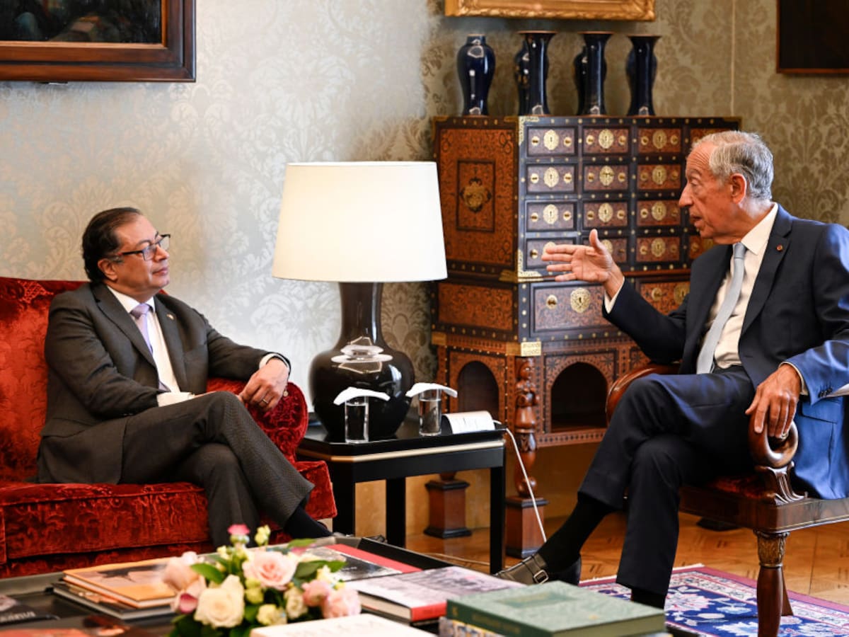 Petro se reunió con el presidente luso en su último día de visita a Portugal