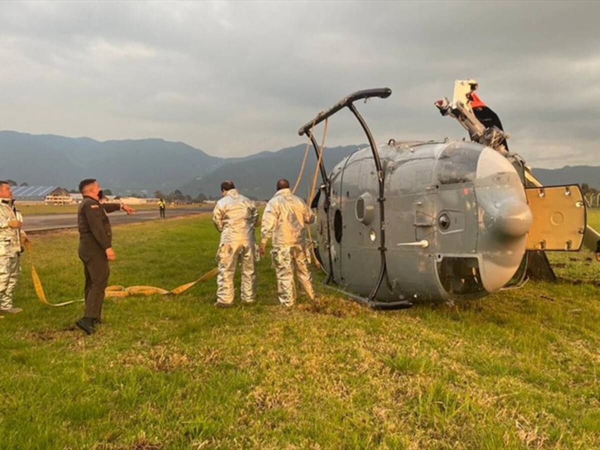 Armada confirma accidente de una de sus aeronaves en Aeropuerto de Guaymaral