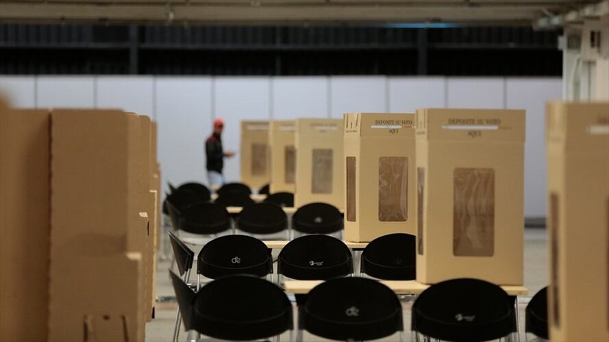 Puestos de votación. Foto: Colprensa