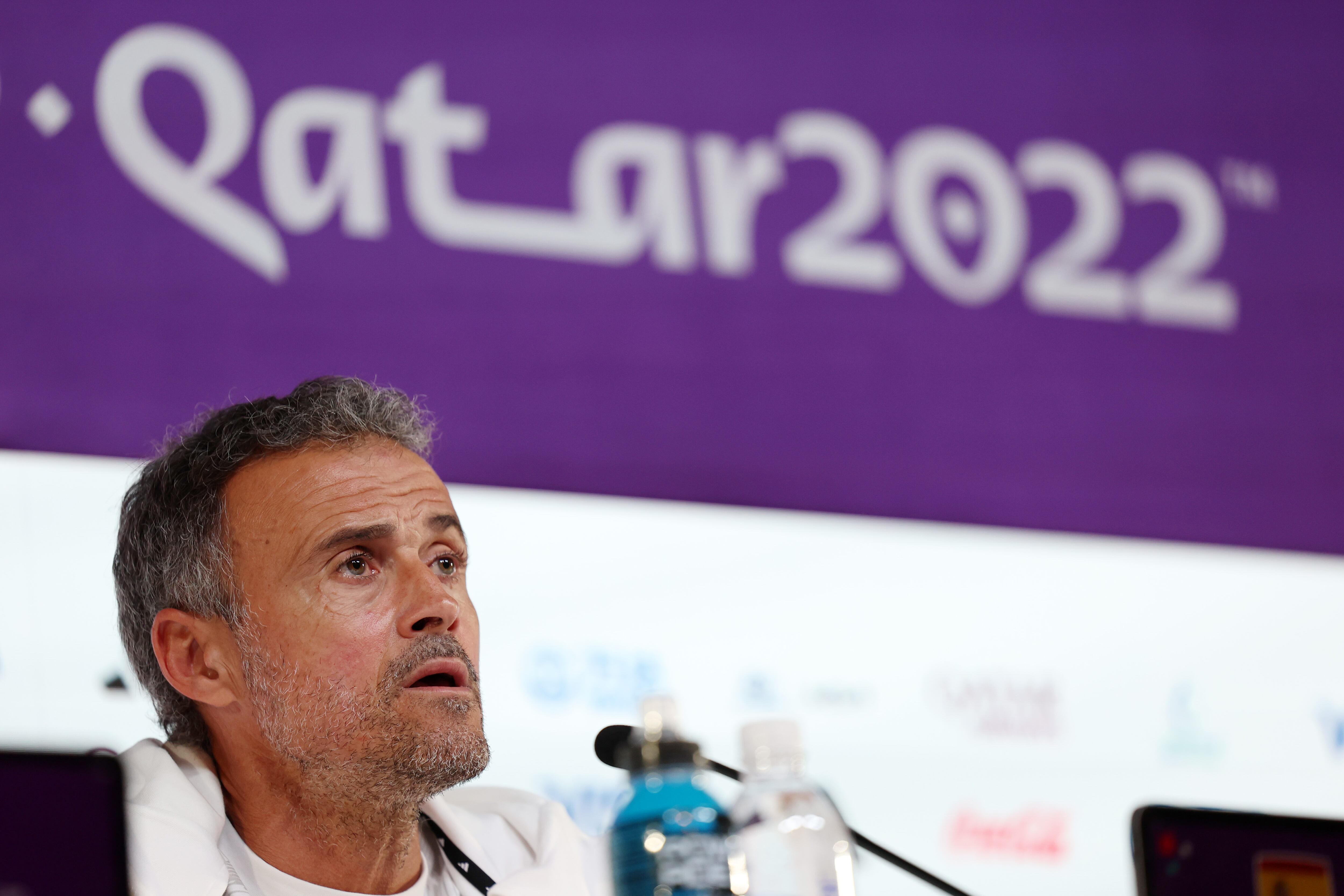 Luis Enrique, entrenador Selección de España. Foto: Mohamed Farag/Getty Images