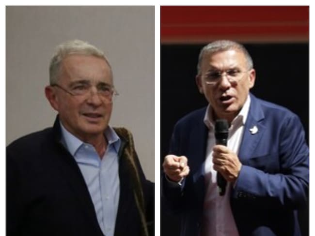 Álvaro Uribe y Roy Barreras. Foto: Colprensa.