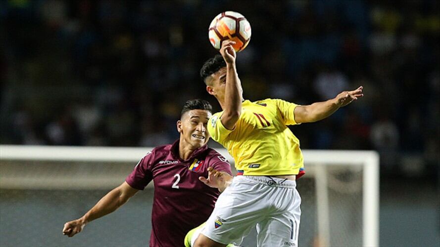 Venzuela versus Ecuador. Foto: Getty Images