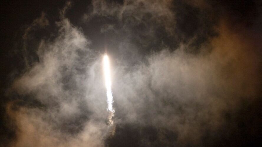Imagen referencia de un cohete de SpaceX. Foto: Joe Raedle/Getty Images