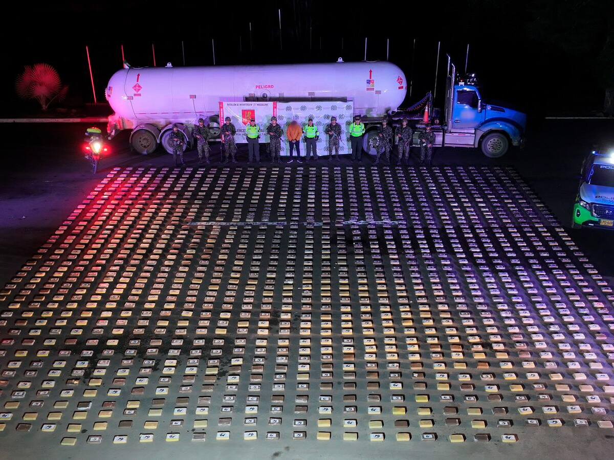 Cayó cargamento con más de 45 millones de dosis de cocaína en Huila