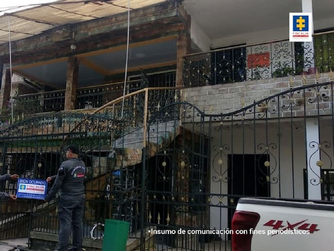 Extinción de dominio a bienes del senador Mario Castaño. Crédito: Fiscalía General de la Nación.