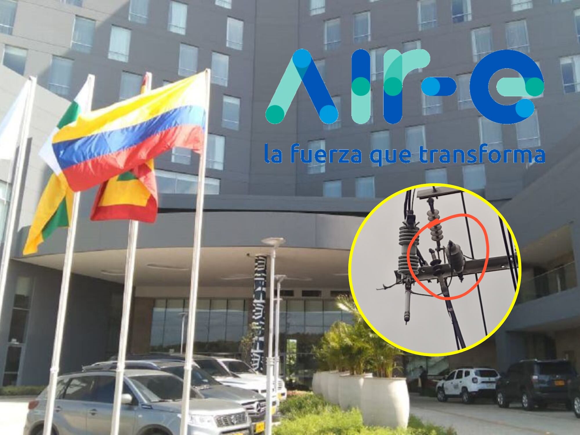 Hotel Marriot de Barranquilla y Air-e