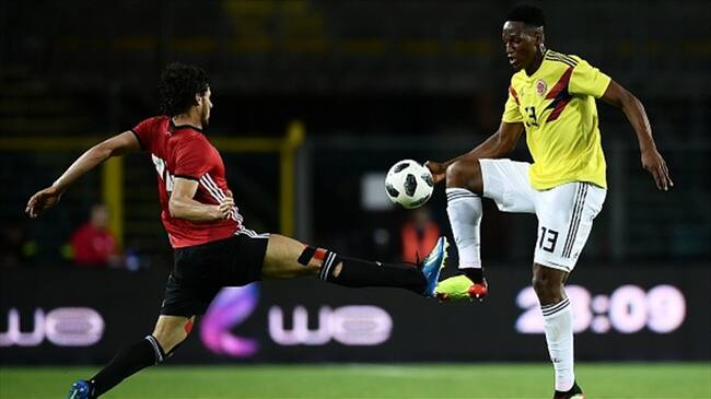 La selecciones de Colombia y Egipto midieron fuerzas previo al Mundial de Rusia. Foto: Getty Images