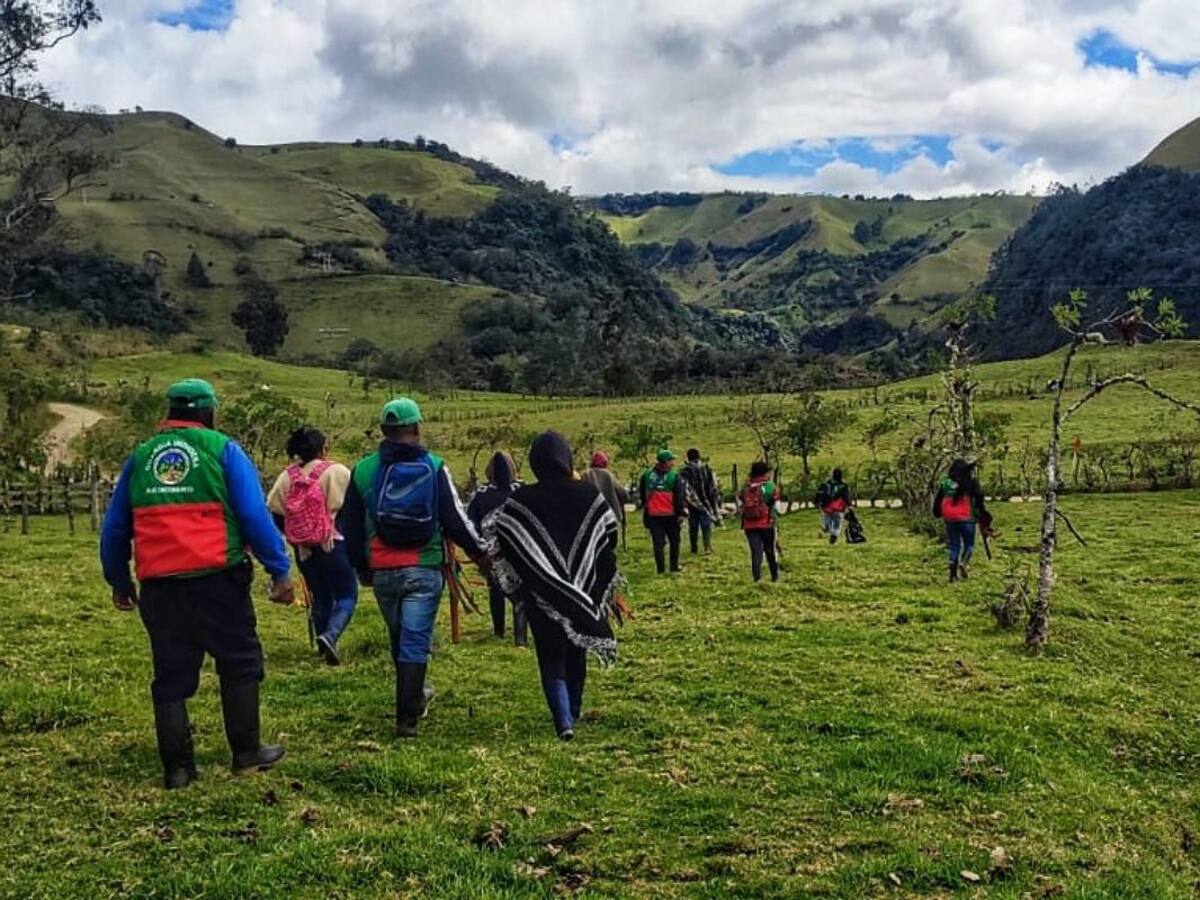 Indígenas recuperaron a un joven que raptaron hombres armados en el Cauca