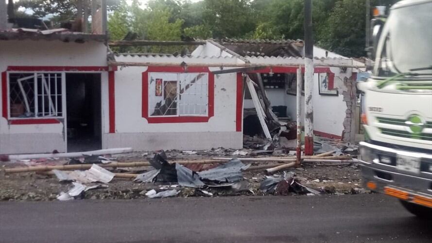 La Unidad para las Víctimas informó que espera la aclaración de los hechos y las declaraciones tomadas por la Personería Municipal . Foto: Bomberos Rosas