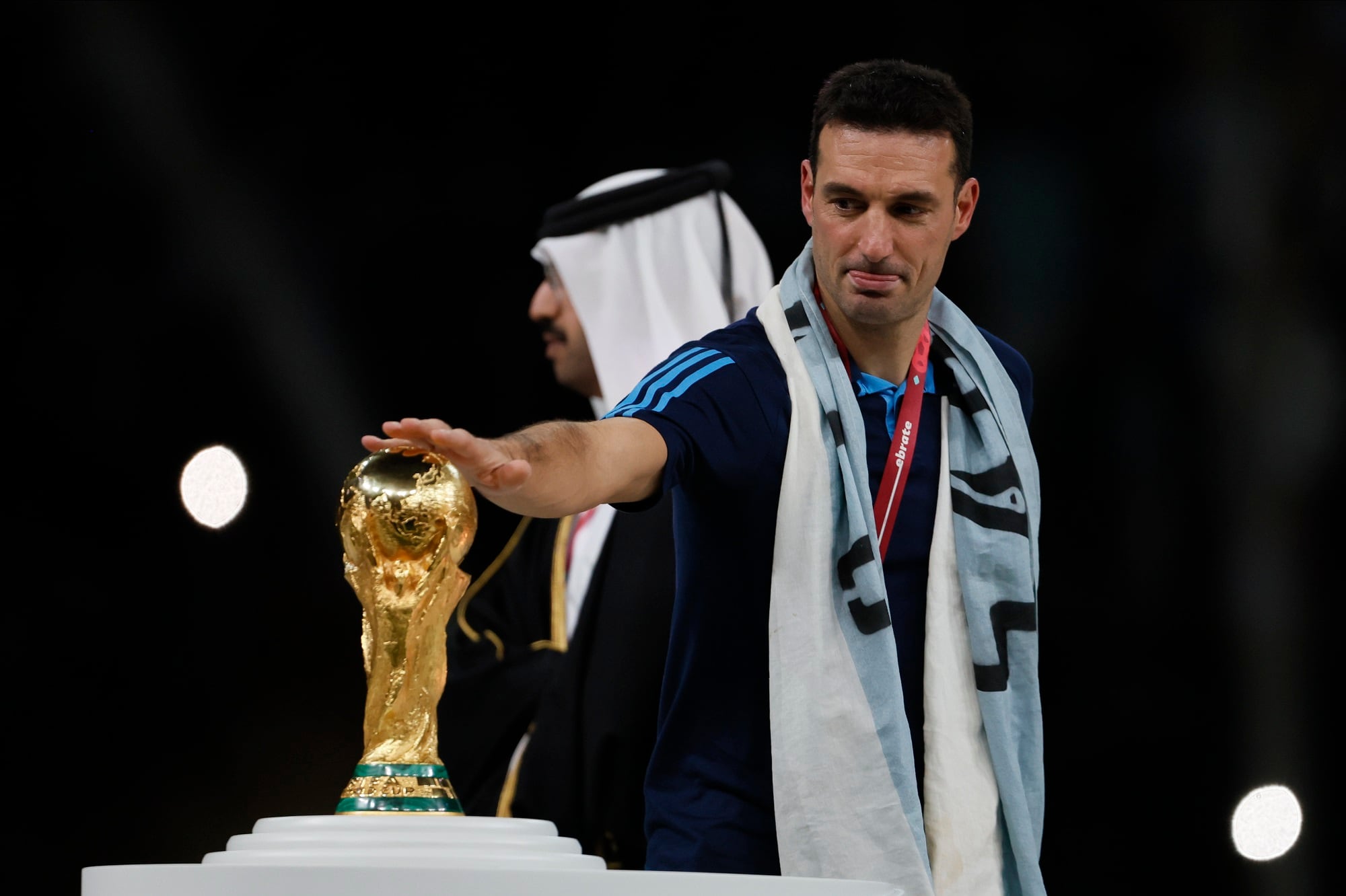 Lionel Scaloni. (Photo by Richard Sellers/Getty Images)