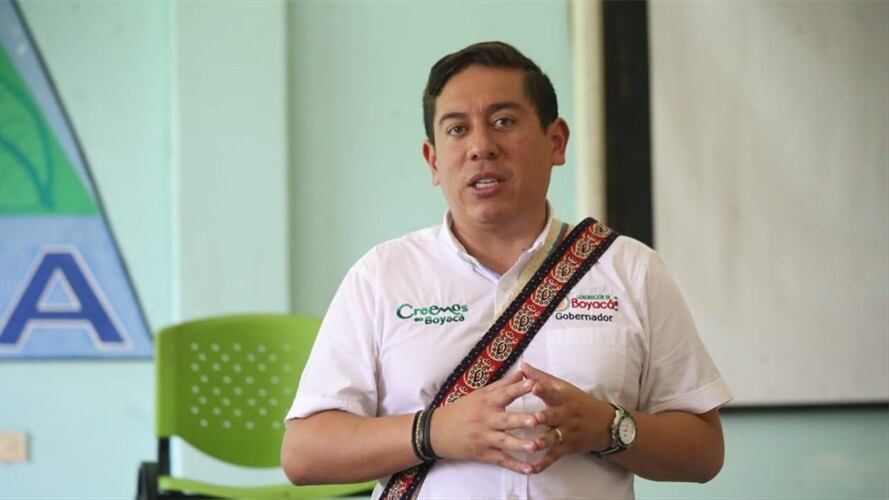 Carlos Amaya, gobernador de Boyaca. Foto: