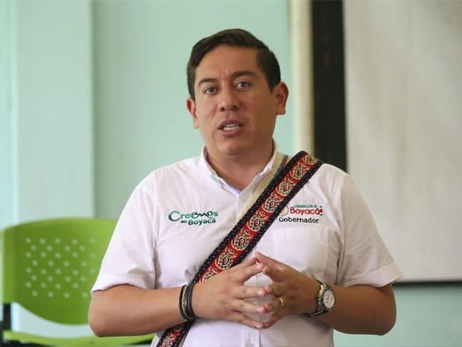 Carlos Amaya, gobernador de Boyaca. Foto: