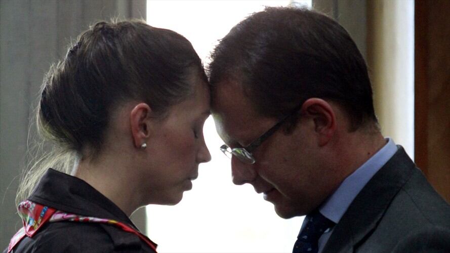 Andrés Felipe Arias y su esposa. Foto: Colprensa