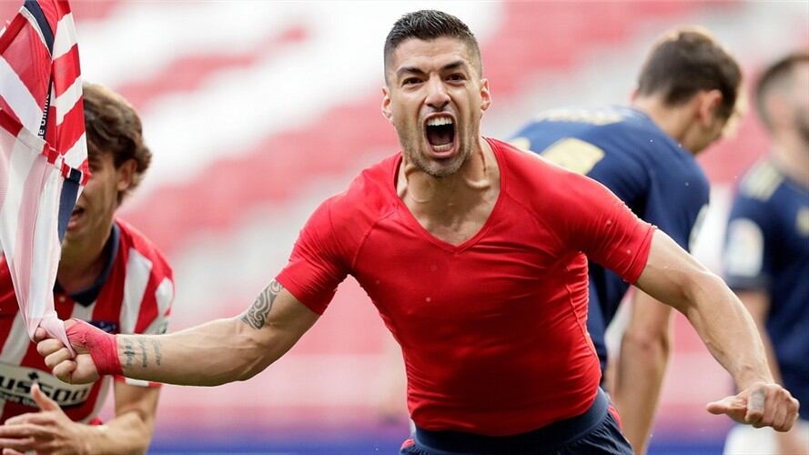 Luis Suárez, delantero del Atlético de Madrid. Foto: David S. Bustamante/Soccrates/Getty Images