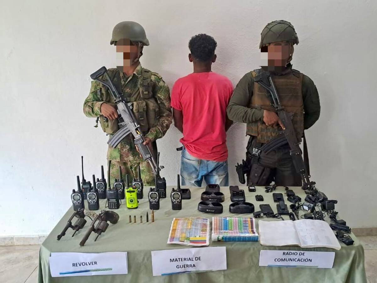 Se entregó alias ‘Reserva’, máximo cabecilla del Clan del Golfo en 3 municipios del Chocó