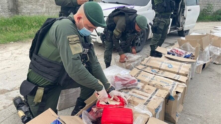 Mas de 200 kilos de cocaina fueron incautados en San Andrés. Foto: Colprensa