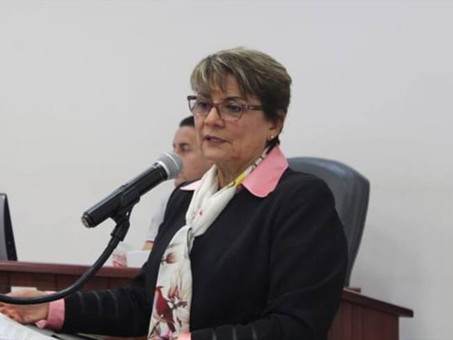 Dolly Montoya, rectora de la Universidad Nacional, indicó que hoy en día la institución afronta un duro momento. Foto: Adrian Rodríguez (W Radio)