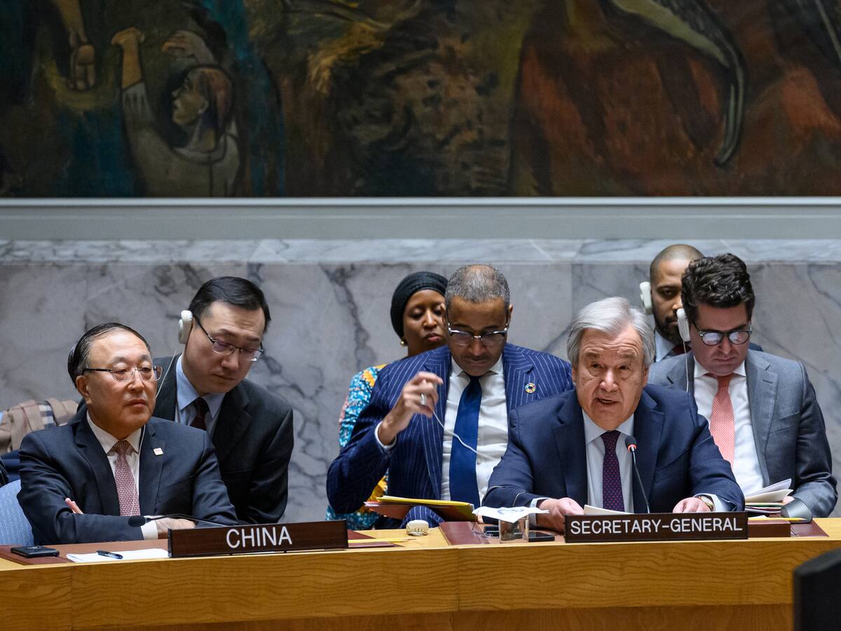 EE.UU. no apoyará el alto el fuego en Gaza pese al llamado de urgencia de Antonio Guterres
